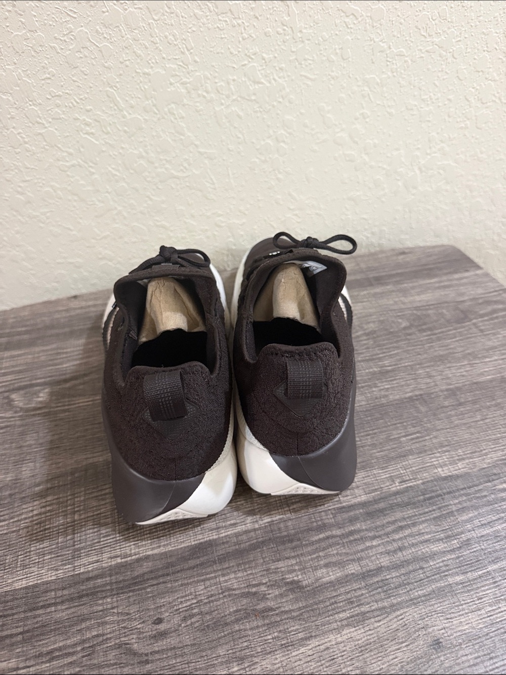 Nike Men’s Black and White Lightweight Knit Sneakers - Picture 2 of 3